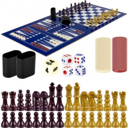Multifunkčný herný stôl 15 v 1 čierny korpus