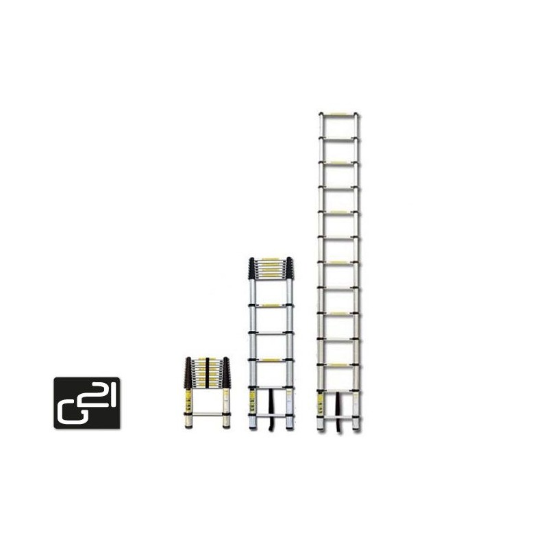 Teleskopický rebrík G21 GA-TZ11 -3,2M Hliníkový