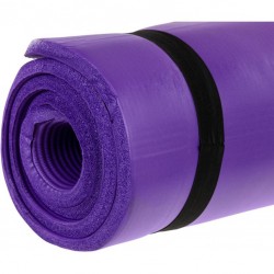 Podložka na jógu MOVIT 190 x 100 x 1,5 cm – fialová