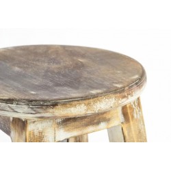 Designová vintage stolička opálená - 50 cm
