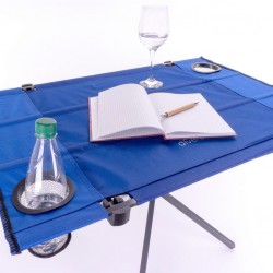 Skladací kempingový stôl, 80 x 50 cm