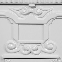 Poštová schránka starožitná antik - biela