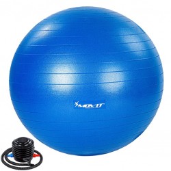 MOVIT Gymnastická lopta s nožnou pumpou, 55 cm, modrá