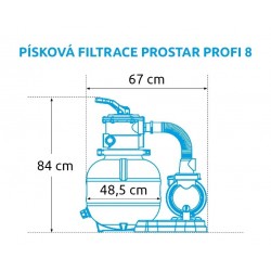 Marimex nádoba k filtrácii ProStar Profi 8, 60 x 49 x 49 cm
