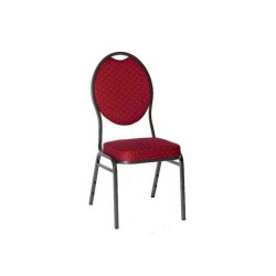Kvalitná stolička kovová Monza - červená
