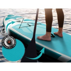 Nafukovací paddleboard 305 cm mint + příslušenstvo