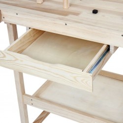 Pracovný stôl drevený, 83 cm