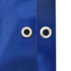 JAGO Plachta 650 g/m², hliníkové oká, modrá, 5 x 6 m