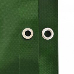 JAGO Plachta 650 g/m², hliníkové oká, zelená, 4 x 3 m