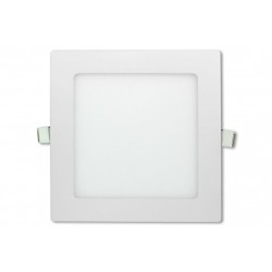 LED stropný panel štvorcový 12 W, studená biela