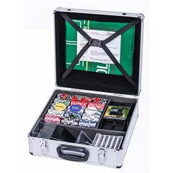 Poker kufor DELUXE 300 laserových žetónov + príslušenstvo