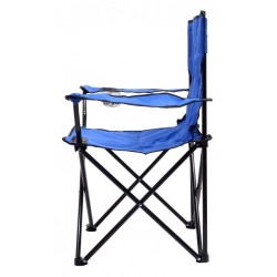 Kempingová skladacia stolička BARI - modrá