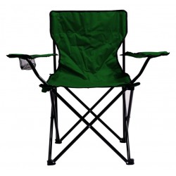 Kempingová skladacia stolička BARI - zelená
