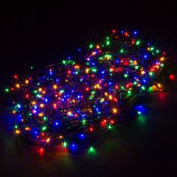 Vianočná reťaz 60m - farebná 600 LED + ovládač