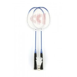 Badminton sada + 3 košíčky Donnay kov 66cm - 3 barvy