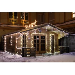 Vianočná LED reťaz - 18 m, 200 LED, teple biela