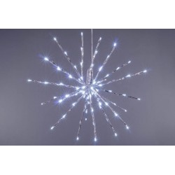 Vianočné osvetlenie - meteorický dážď, stud. biely, 120 LED