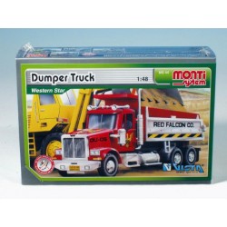 Stavebnice Monti 44 Dumper Truck Western star 1:48 v krabici 22x15x6cm