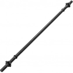 MOVIT posilňovacia tyč - 200 cm, čierna, hviezdicový uzáver