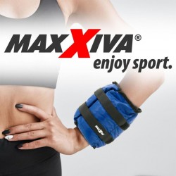 MAXXIVA záťažové manžety, 2 x 4 kg, modrá