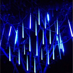 Vianočné osvetlenie - padajúci sneh, 240 LED, modré