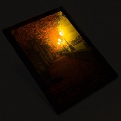 Nástenná maľba- Promenáda, 6 LED, 30 x 40 cm