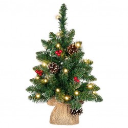 Vianočný stromček s osvetlením - 90 cm, 50 LED