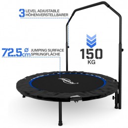 Physionics Fitness trampolína 101 cm, do 150 kg, modrá