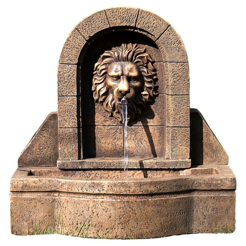 Záhradná fontána - fontána levia hlava 50 x 54 x 29 cm