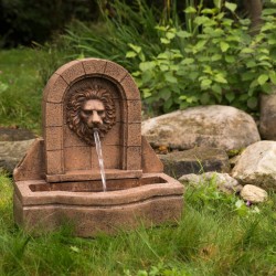 Záhradná fontána - fontána levia hlava 50 x 54 x 29 cm