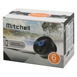 Ventilátor MITCHELL ANION - 12 V, na prísavku