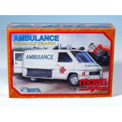 Stavebnice Monti 06 Ambulance Renault Trafic 1:35 v krabici 22x15x6cm