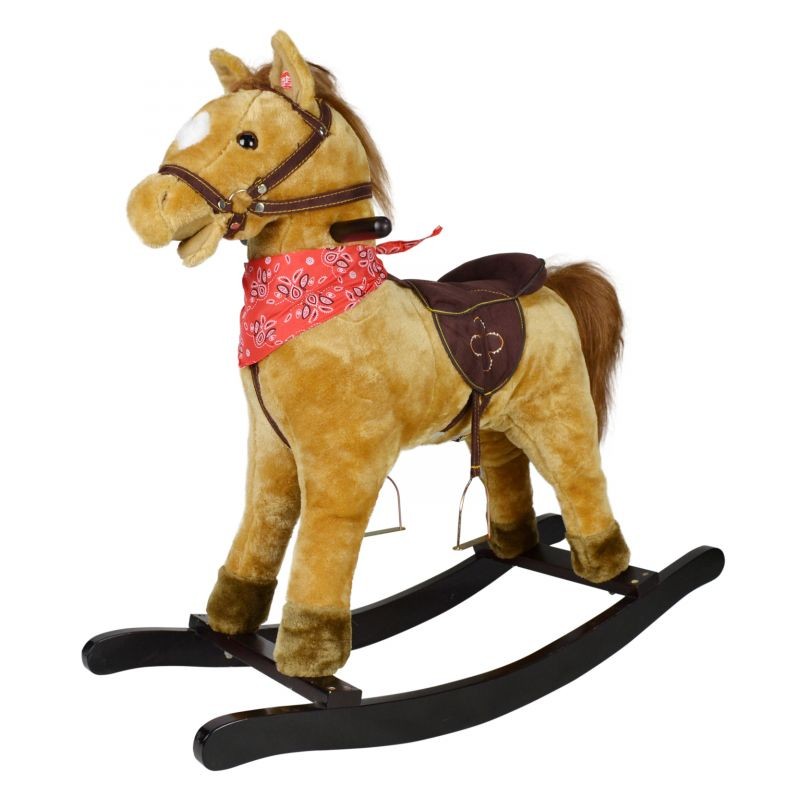 Hojdací kôň Morgan so zvukovými efektmi, 74 x 30 x 64 cm