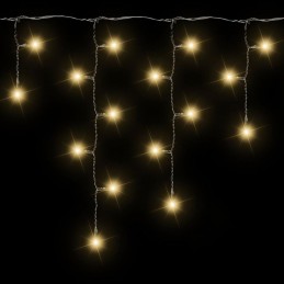 Nexos vianočný svetelný dážď, 600 LED, 20 m, teplá biela