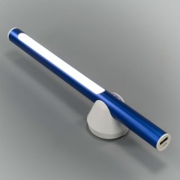 Garthen tyčová kempingová LED lampa, vodotesná, modrá, 30 cm