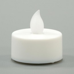 Dekoratívna sada LED čajových sviečok na batérie,biele,12ks