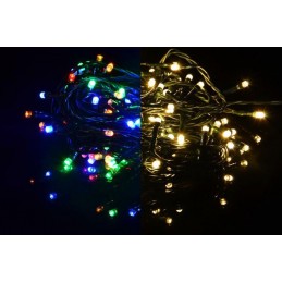 Vianočná reťaz - 39,9 m, 400 LED, 9 blikajúcich funkcií