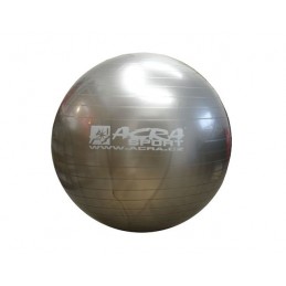 Gymnastická lopta 65 cm strieborná