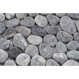 Mozaika Garth riečne okruhliaky - šedá obklady 1 m2