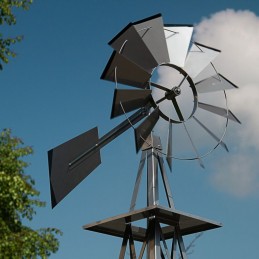 STILISTA veterný mlyn, 245 x 55 cm, oceľ, bronzový