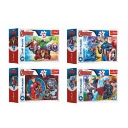 Minipuzzle avengers- hrdinovia, 54 dielikov v krabičke