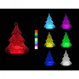 SHARKS 3D LED lampa - Vianočný stromček