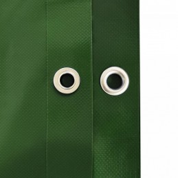 JAGO Plachta 650 g/m², hliníkové oká, zelená, 5 x 6 m