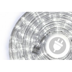 LED svetelný kábel - 480 diód, 20 m, studeno biely