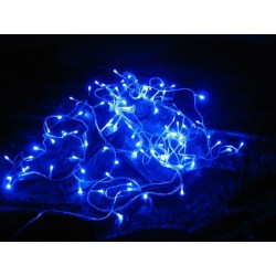 Vianočná LED reťaz - 9 m, 100 LED, modrá