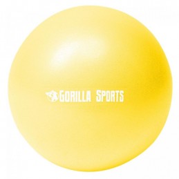 Gorilla Sports Mini lopta na pilates, 28 cm, žltá