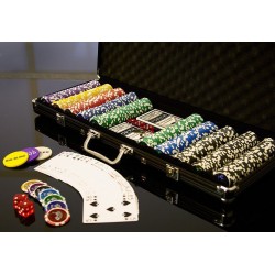Poker set 500 ks  v hodnote 5 – 1000 OCEAN BLACK EDITION