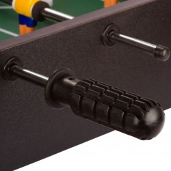 Mini stolný futbal s nožičkami 70 x 37 x 25 cm - čierny