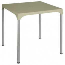 ROJAPLAST Záhradný stôl PRIME, 70 x 70 cm, béžová