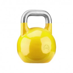 Gorilla Sports Súťažný kettlebell, žltý, 16 kg